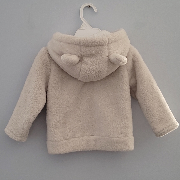 Sears 18month teddy bear hoodie with zipper - Picture 3 of 3